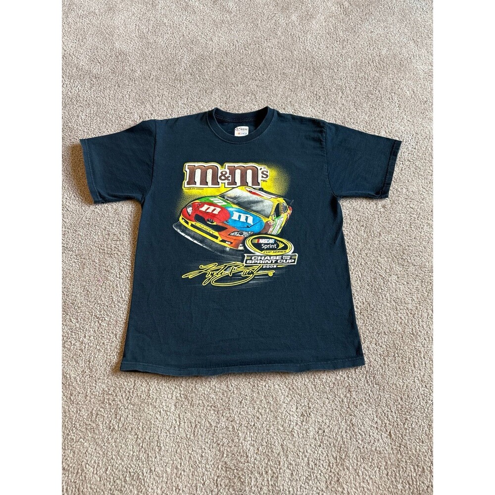 Kyle Busch M&M's NASCAR Sprint Cup Series 2008 Men’s Tee Size Medium